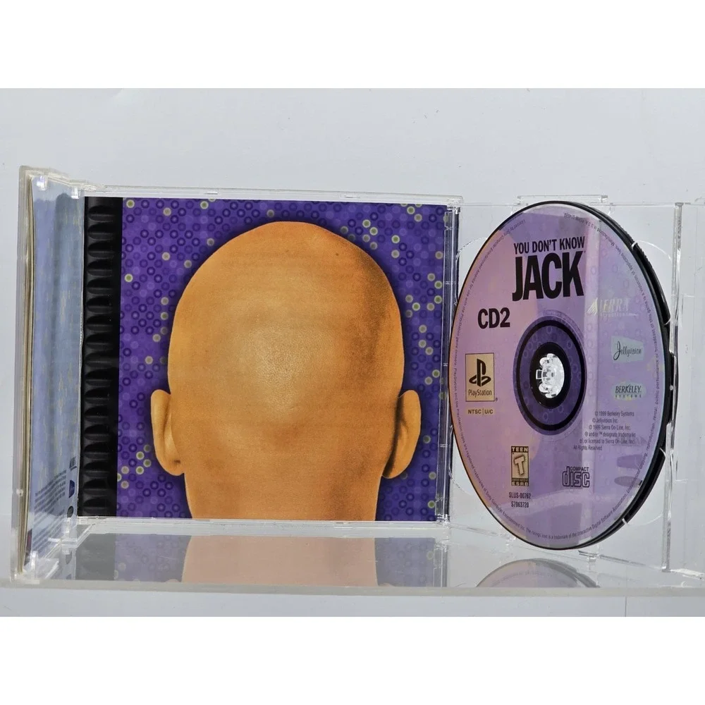 You Don't Know Jack (Sony PlayStation 1, 1999) CIB Complete‎ 2-disc Set
